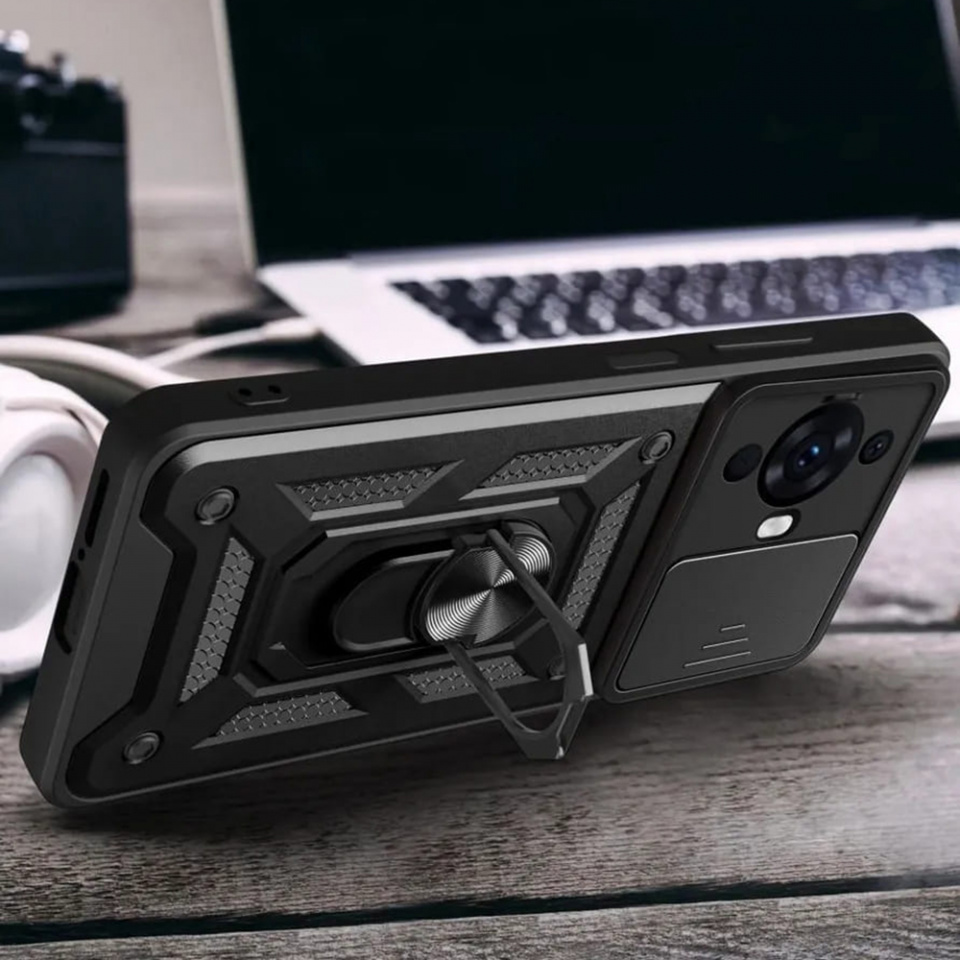Husa Huawei nova 11 / nova 12s cu inel magnetic si protectie camera Skyddar CamShield - Mint - 2 | YEO