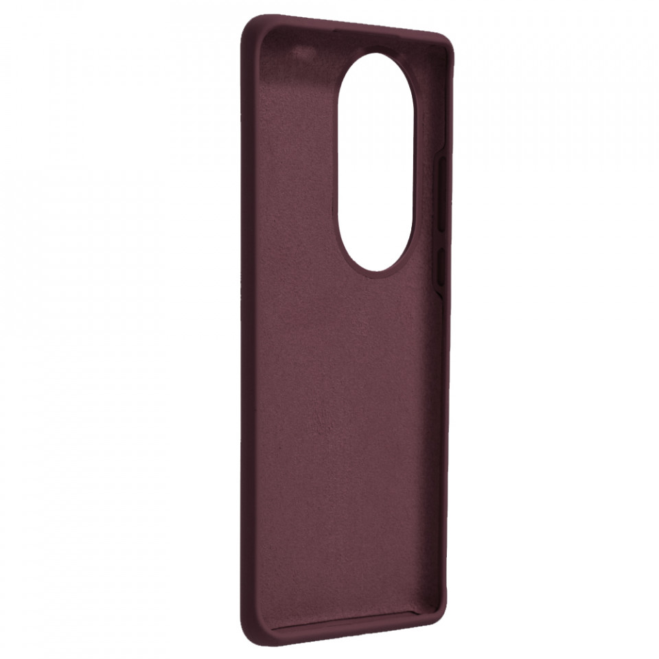 Husa Huawei P50 Pro din silicon moale, Techsuit Soft Edge - Plum Violet - 2 | YEO