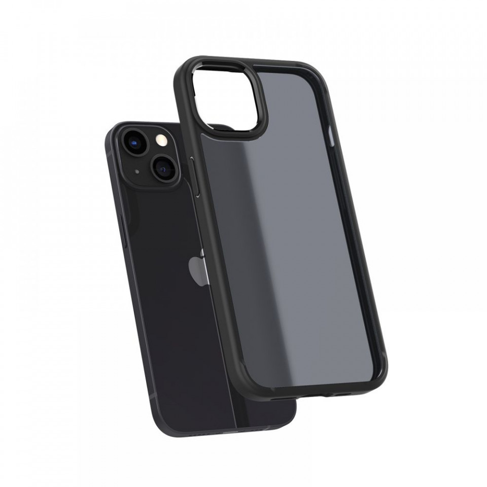 Husa iPhone 13, Ultra Hybrid Spigen - Frost Black - 1 | YEO