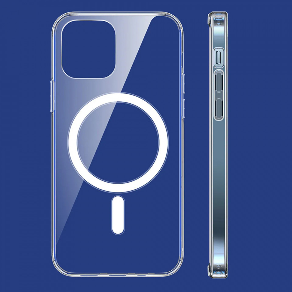 Husa iPhone 15 Plus, Techsuit MagSafe Pro - Transparent - 1 | YEO