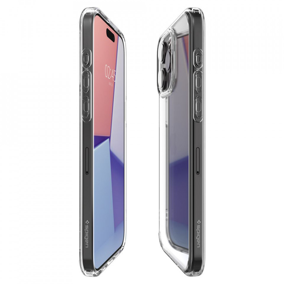 Husa iPhone 15 Pro, Spigen Ultra Hybrid - Clear - 4 | YEO