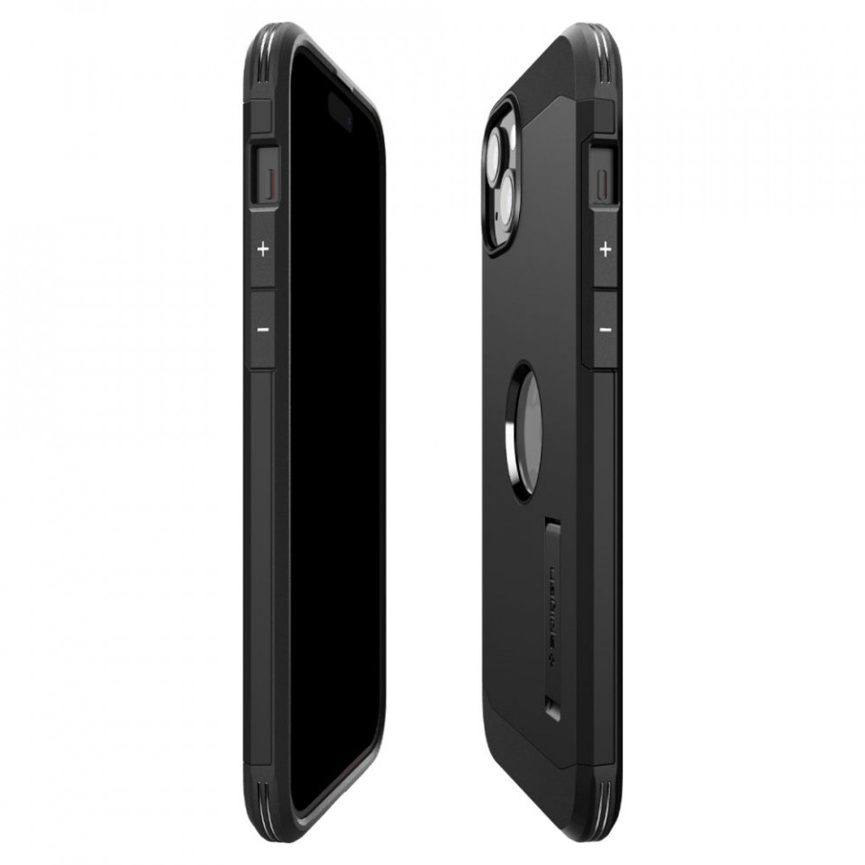 Husa iPhone 15, Spigen Tough Armor MagSafe - Negru - 4 | YEO