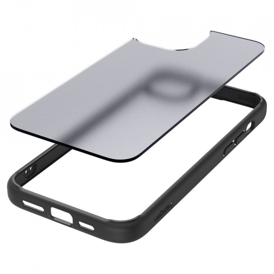 Husa iPhone 15, Spigen Ultra Hybrid - Frost Black - 4 | YEO