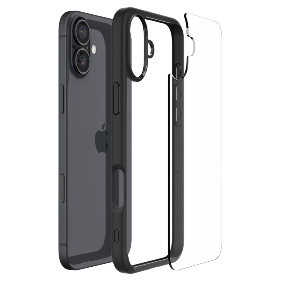 Husa iPhone 16 Plus, Ultra Hybrid Spigen - Negru - 2 | YEO