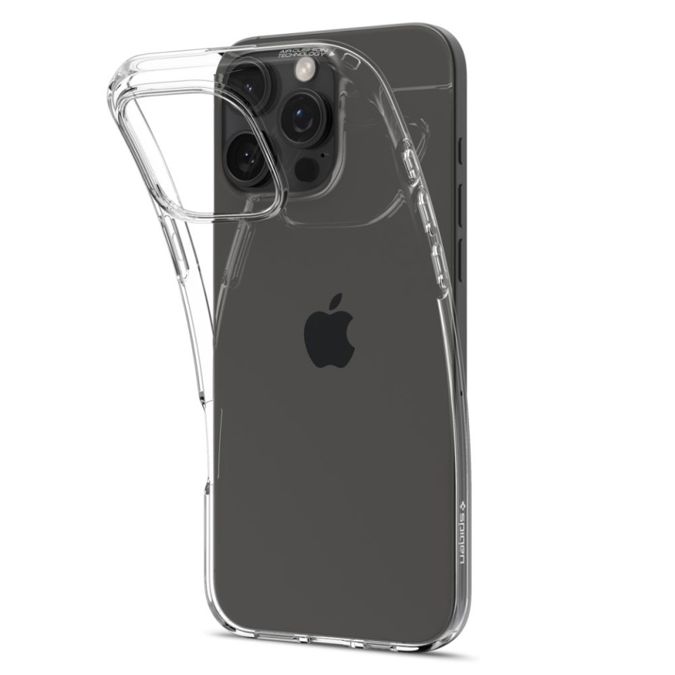 Husa iPhone 16 Pro, Spigen Liquid Crystal - Transparenta - 3 | YEO