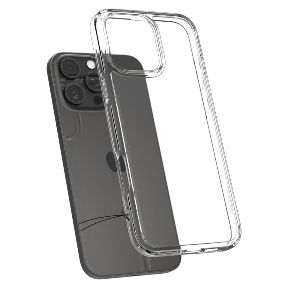 Husa iPhone 16 Pro, Ultra Hybrid Spigen - Transparenta - 4 | YEO