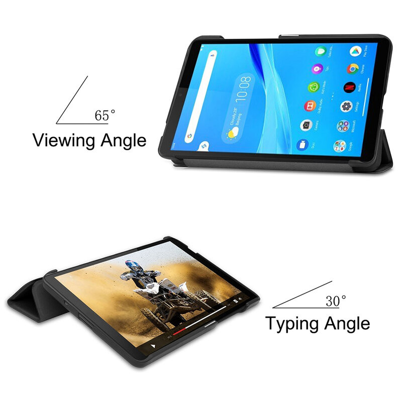 Husa Lenovo Tab M8 HD (8705F/X / TB-8505X), Techsuit FoldPro - Rosu - 2 | YEO