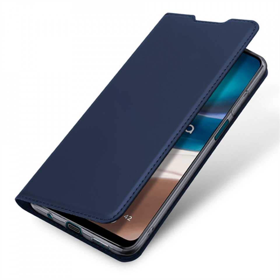 Husa Motorola Moto G42 tip carte magnetica, Skin Pro Dux Ducis - Negru - 3 | YEO