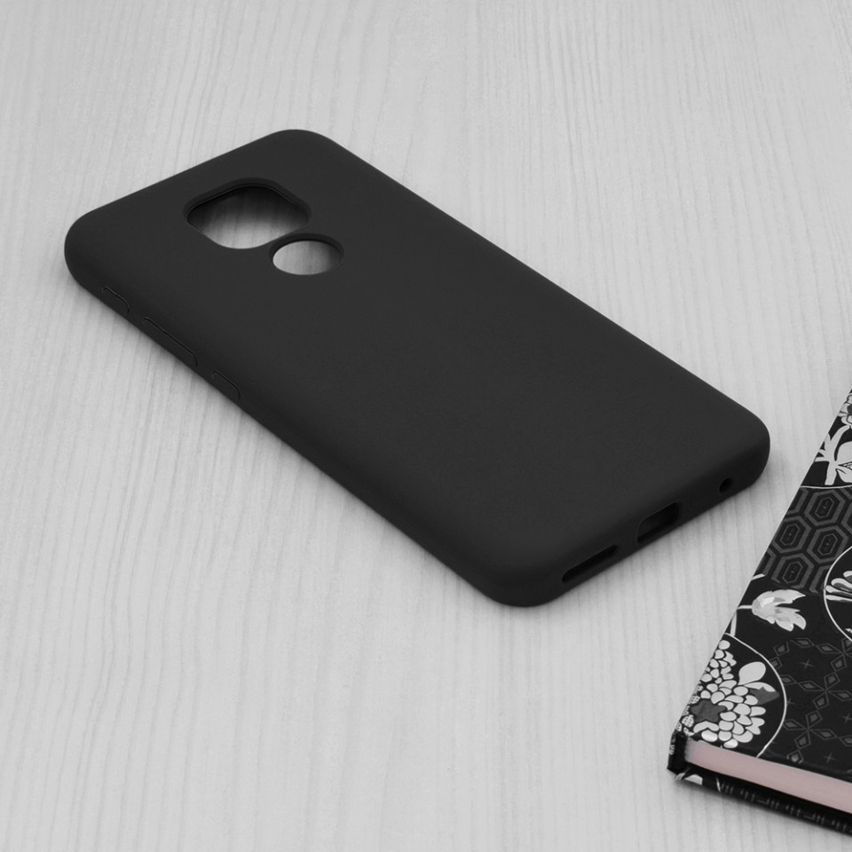 Husa Motorola Moto G9 Play din silicon moale, Techsuit Soft Edge - Negru - 3 | YEO