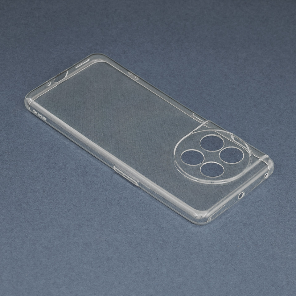 Husa OnePlus 11 din silicon TPU slim, Techsuit - Transparent - 2 | YEO