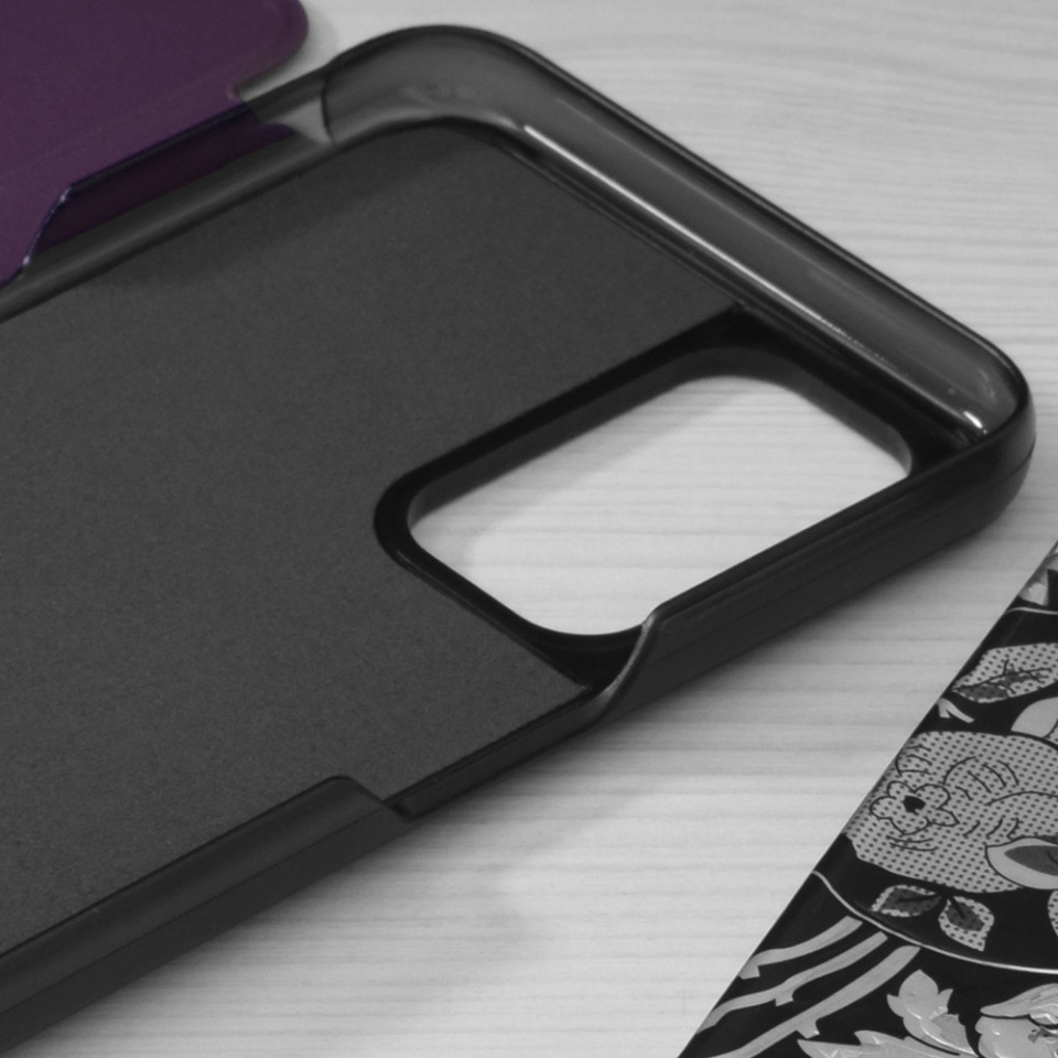 Husa Oneplus Nord N200 5G tip carte, Techsuit eFold - Mov - 2 | YEO