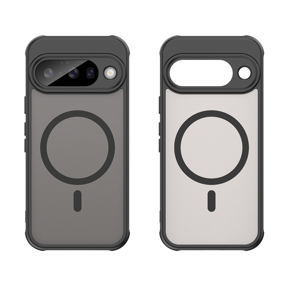 Husa pentru Google Pixel 10, SKYDDAR INNOVATION, HaloFrost MagSafe II, Antisoc, set cu sticker, Negru - 1 | YEO