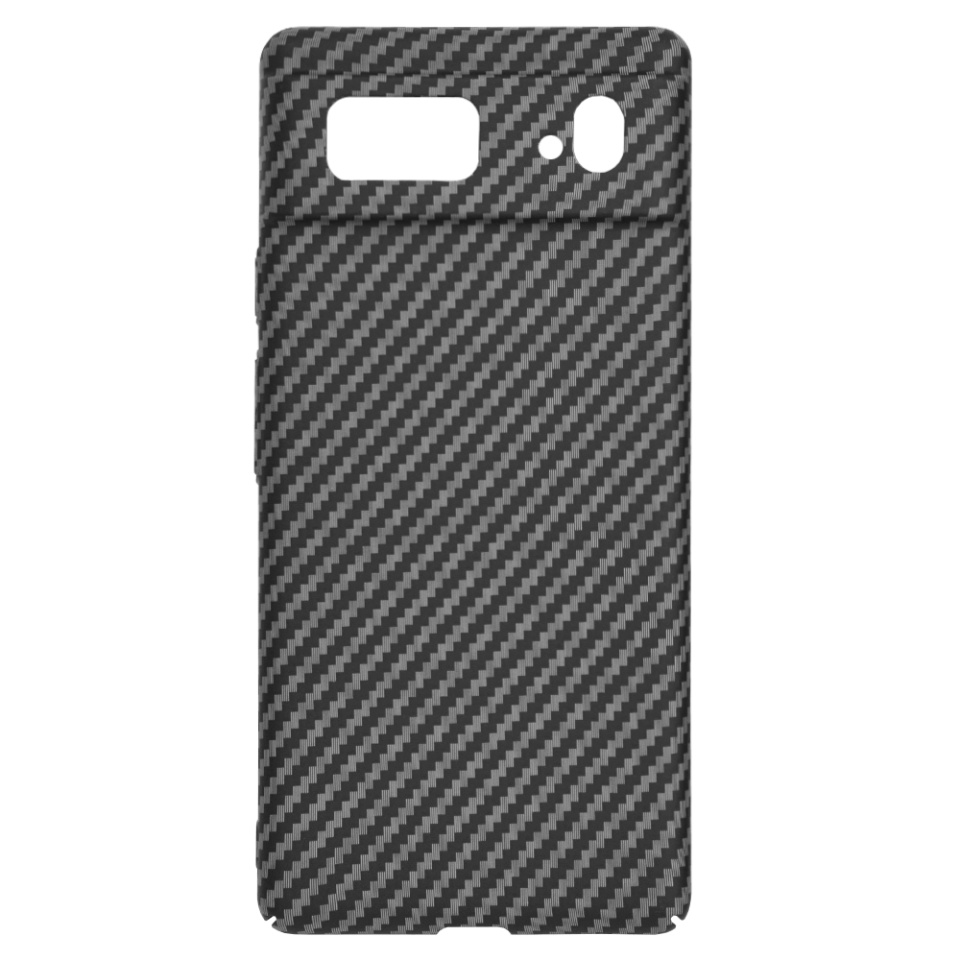 Husa pentru Google Pixel 6, Finisaj Premium cu Textura de Carbon, Design Elegant, SKDR CarbonFlex - Negru - 3 | YEO