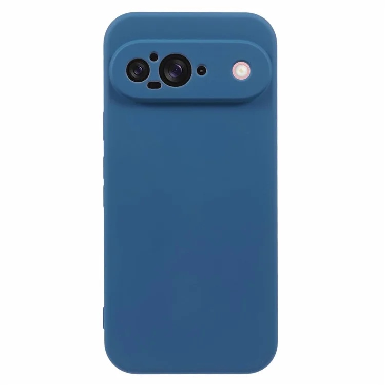 Husa pentru Google Pixel 9 din Silicon Catifelat, Protectie Premium, Skyddar SoftElegance - Bleumarin