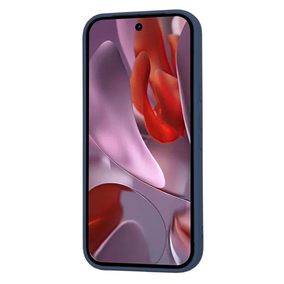 Husa pentru Google Pixel 9a din Silicon Catifelat, Protectie Premium, Skyddar SoftElegance - Bleumarin - 1 | YEO