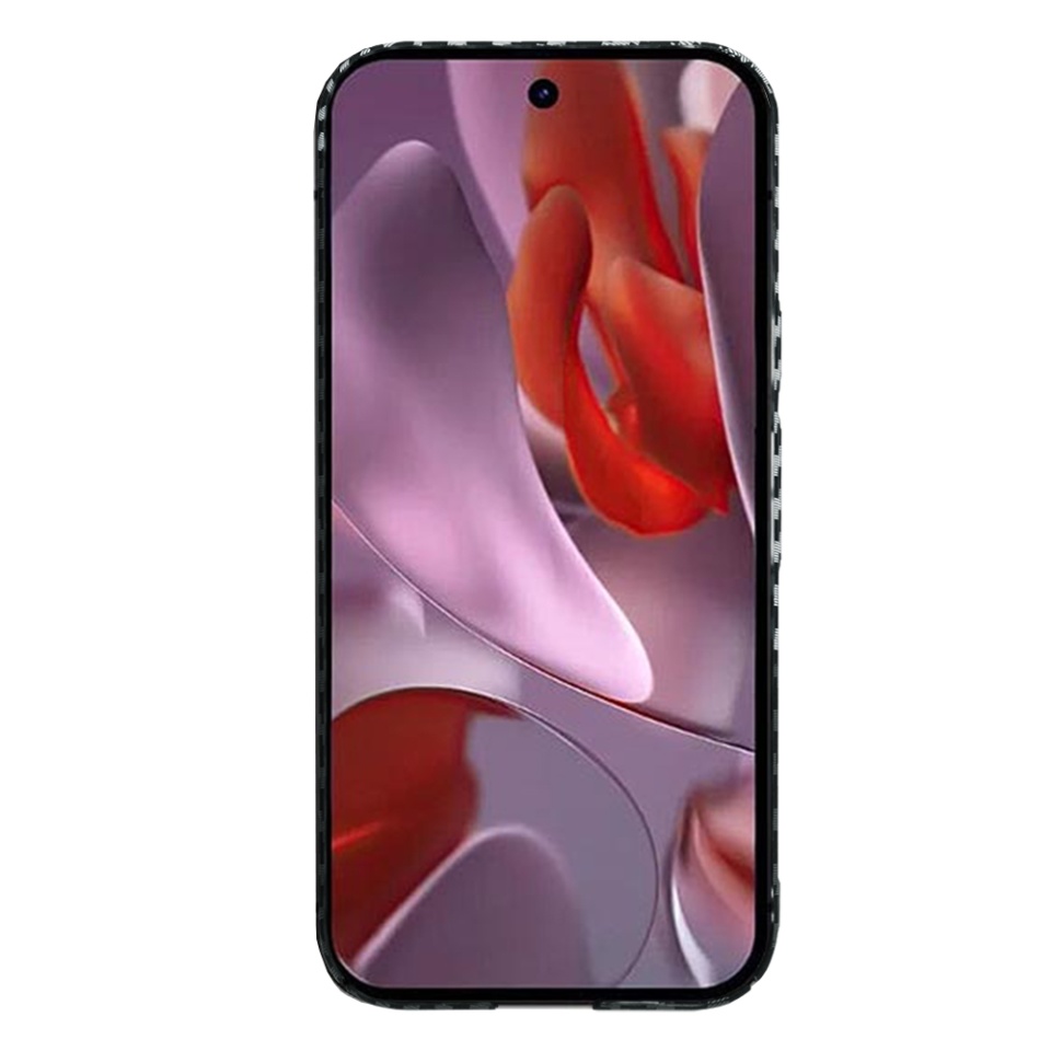 Husa pentru Google Pixel 9a, Finisaj Premium cu Textura de Carbon, Design Elegant, SKDR CarbonFlex - Gri - 1 | YEO