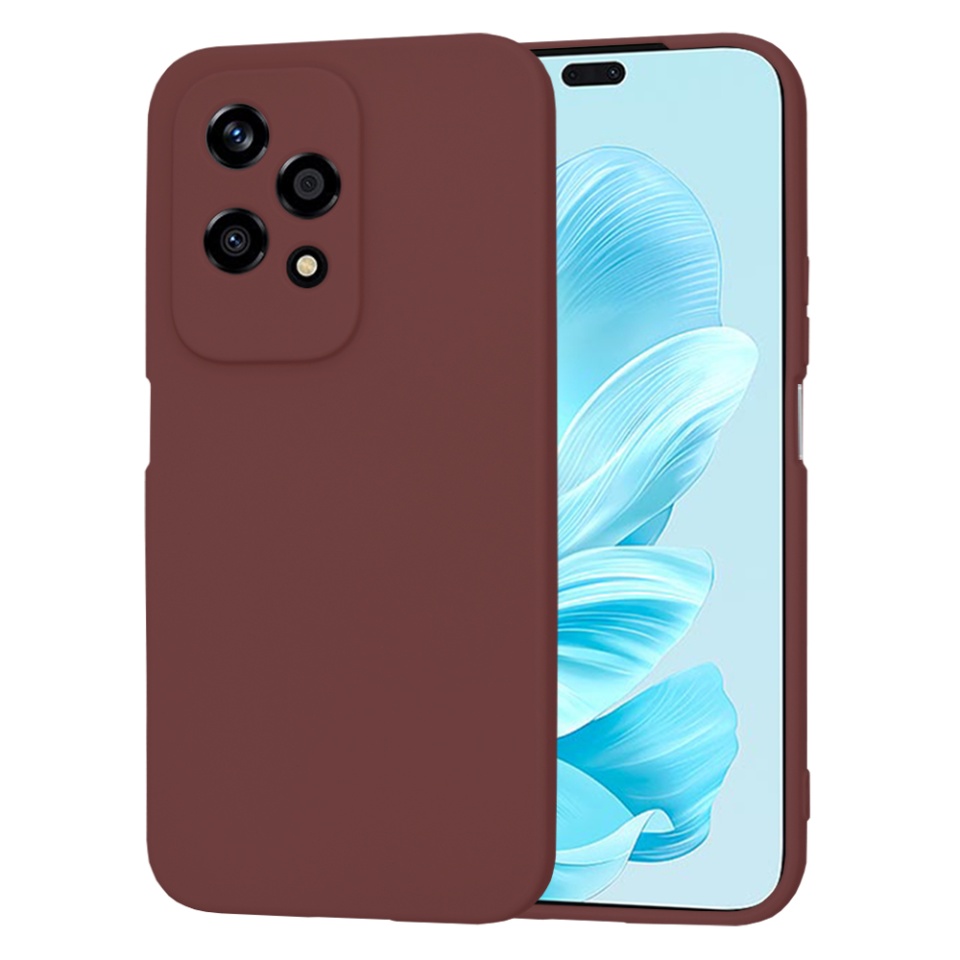 Husa pentru Honor 200 Lite din Silicon Catifelat, Protectie Premium, Skyddar SoftElegance - Bordo