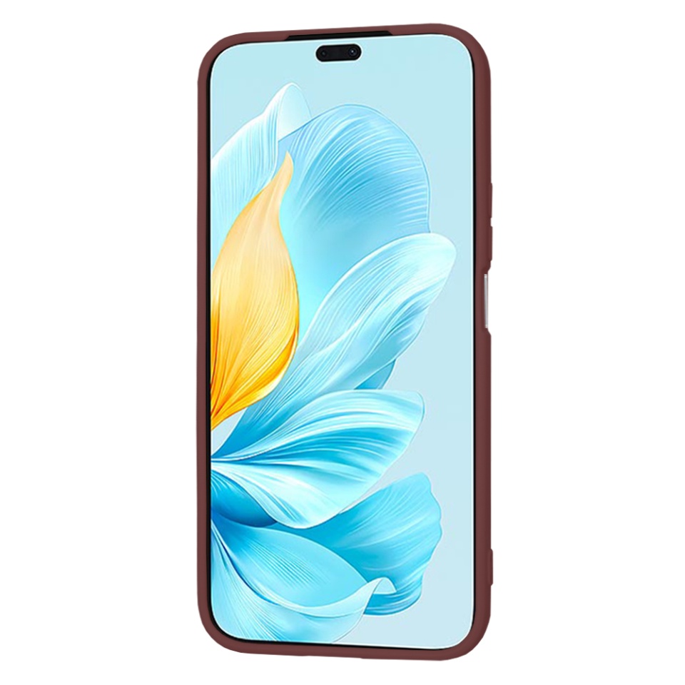 Husa pentru Honor 200 Lite din Silicon Catifelat, Protectie Premium, Skyddar SoftElegance - Bordo - 1 | YEO