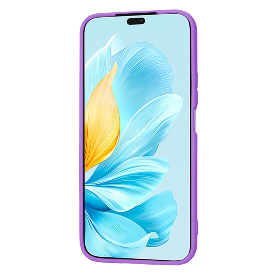 Husa pentru Honor 200 Lite din Silicon Catifelat, Protectie Premium, Skyddar SoftElegance - Mov - 1 | YEO
