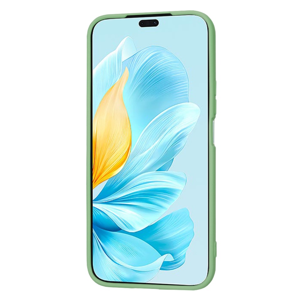 Husa pentru Honor 200 Lite din Silicon Catifelat, Protectie Premium, Skyddar SoftElegance - Verde deschis - 1 | YEO