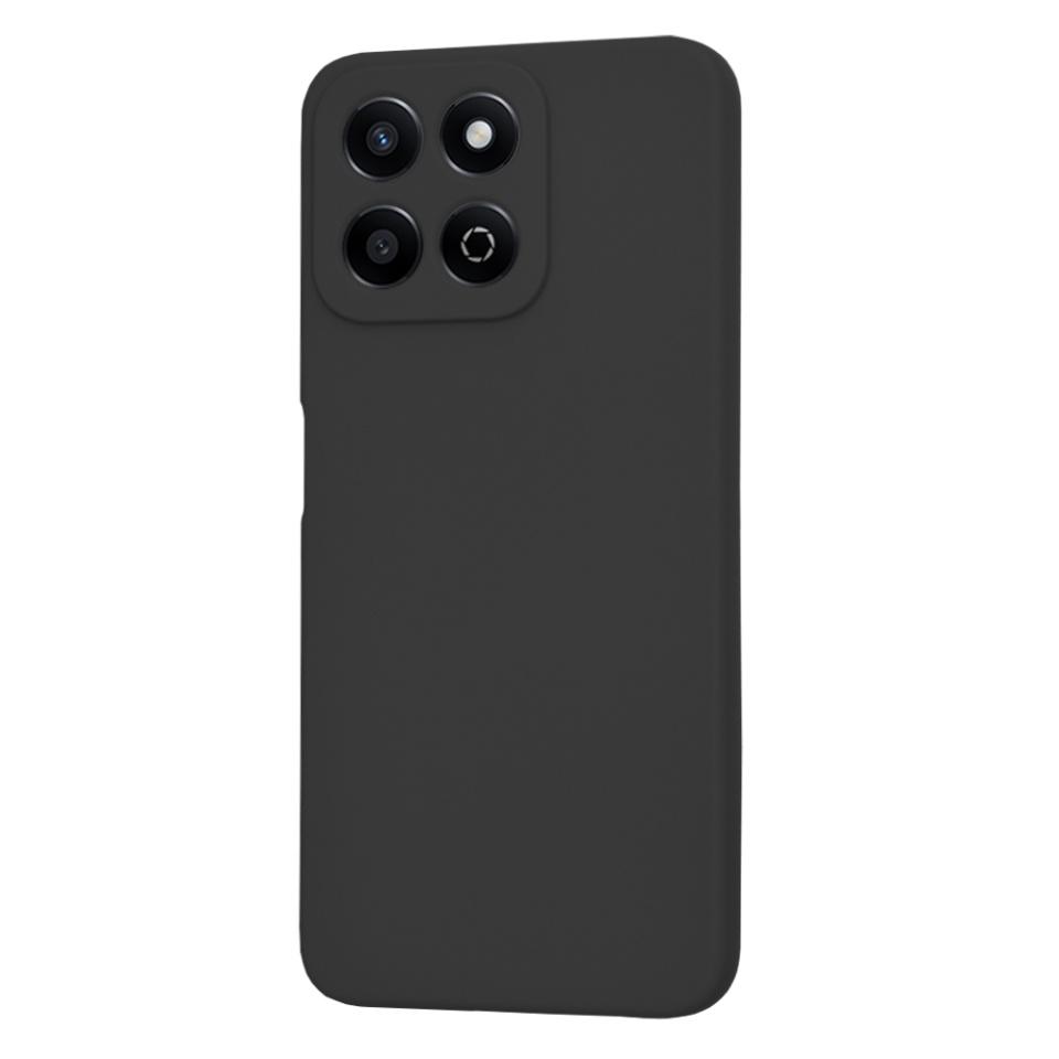 Husa pentru Honor 200 Smart / X7c din Silicon Catifelat, Protectie Premium, Skyddar SoftElegance - Negru - 2 | YEO