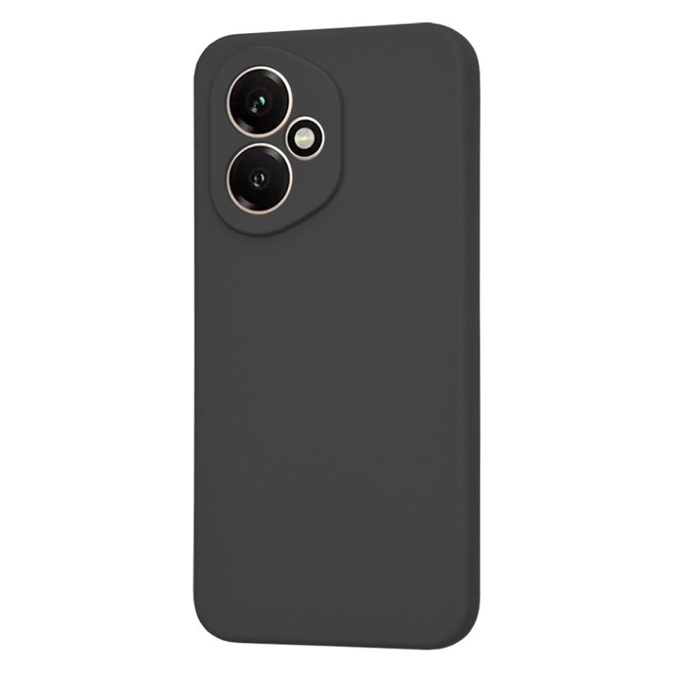 Husa pentru Honor 400, SKYDDAR INNOVATION, din Silicon Catifelat, SoftFlex Magsafe, set cu sticker, Negru - 1 | YEO