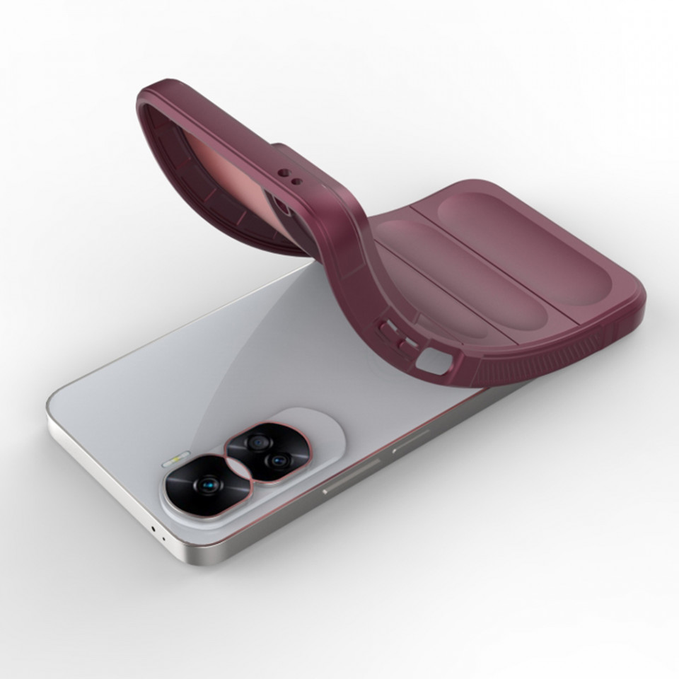 Husa pentru Honor 90 Lite eleganta, din silicon mat, SKDR Vogue - Verde - 3 | YEO