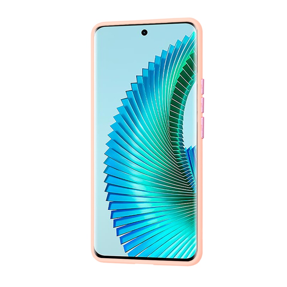 Husa pentru Honor Magic6 Lite, ce Absoarbe Cele mai Aspre Socuri, Skyddar Frosted - Roz - 2 | YEO