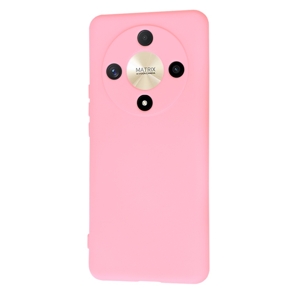 Husa pentru Honor Magic6 Lite din Silicon Catifelat, Protectie Premium, Skyddar SoftElegance - Roz - 2 | YEO