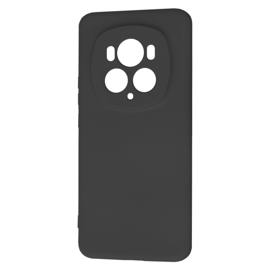 Husa pentru Honor Magic6 Pro din Silicon Catifelat, Protectie Premium, Skyddar SoftElegance - Negru - 1 | YEO