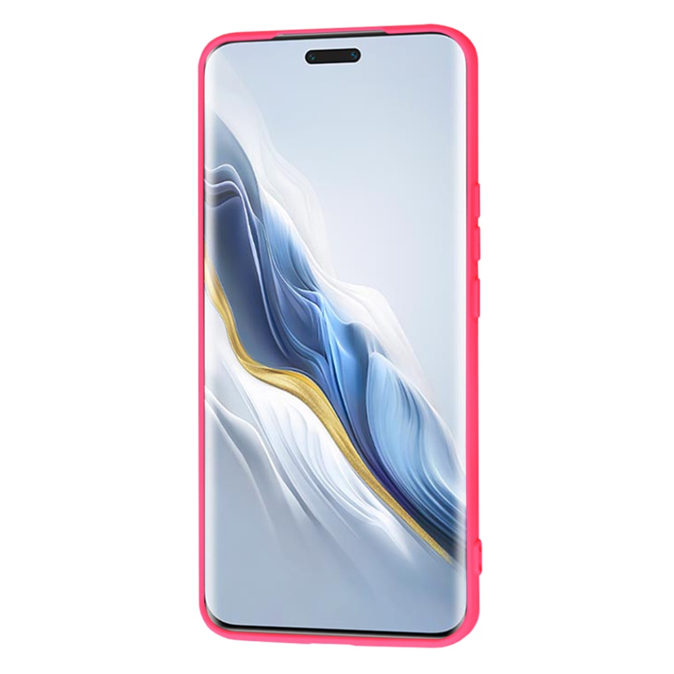 Husa pentru Honor Magic6 Pro din Silicon Catifelat, Protectie Premium, Skyddar SoftElegance - Fucsia - 2 | YEO