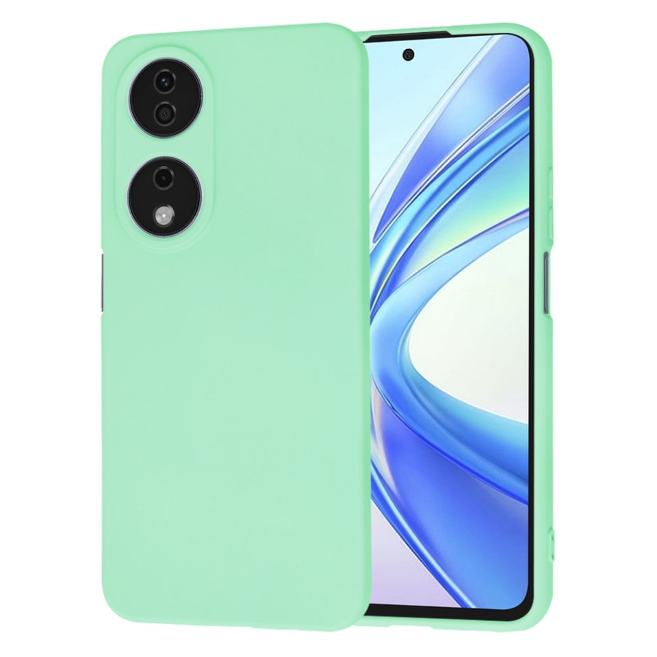 Husa pentru Honor X7b / 90 Smart / X7b 5G din Silicon Catifelat, Protectie Premium, Skyddar SoftElegance - Verde deschis