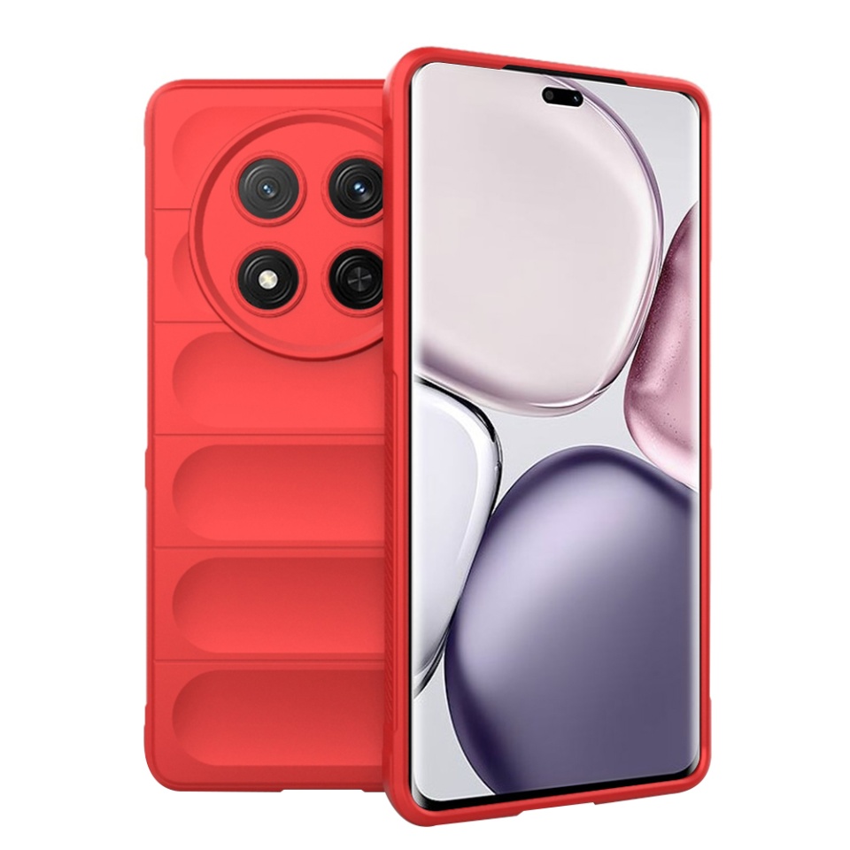 Husa pentru Honor X9c / Magic7 Lite eleganta, din silicon mat, SKDR Vogue - Rosu