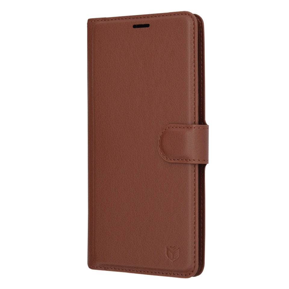 Husa pentru Huawei Mate 20 Lite tip Carte, cu Portofel Interior, Finisaje Premium, SKYDDAR Leather Wallet - Maro - 3 | YEO