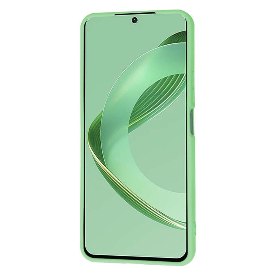 Husa pentru Huawei nova 11 SE / nova 12 SE, SKYDDAR INNOVATION, din Silicon Catifelat, SoftElegance, set cu sticker, Verde deschis - 1 | YEO