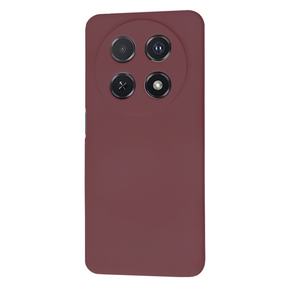 Husa pentru Huawei nova 12i din Silicon Catifelat, Protectie Premium, Skyddar SoftElegance - Bordo - 3 | YEO