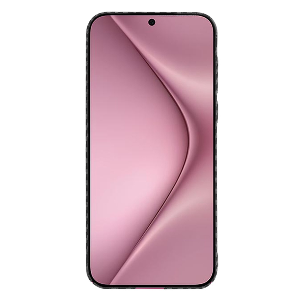 Husa pentru Huawei Pura 70, Finisaj Premium cu Textura de Carbon, Design Elegant, SKDR CarbonFlex - Negru - 2 | YEO