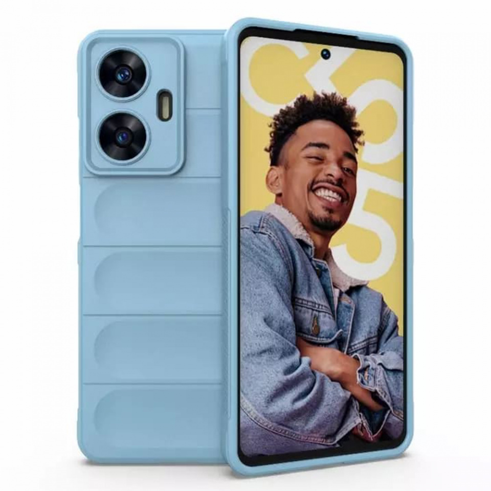 Husa pentru Huawei Pura 70 Pro eleganta, din silicon mat, SKDR Vogue - Bleu - 1 | YEO