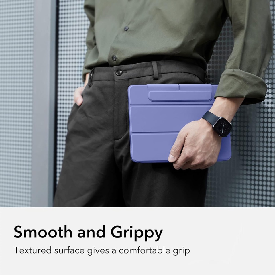 Husa pentru iPad Pro 11 2018 / Air 4 / 5 / 11 (2020/2022/2024), tip Carte, Rebound Magnetic ESR - Mov - 6