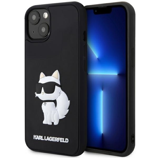 Husa pentru iPhone 14 Plus, 3D Design, Karl Lagerfeld, Negru