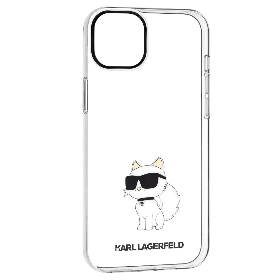 Husa pentru iPhone 14 Plus, Hardcase Transparent, Karl Lagerfeld, Transparenta - 1 | YEO