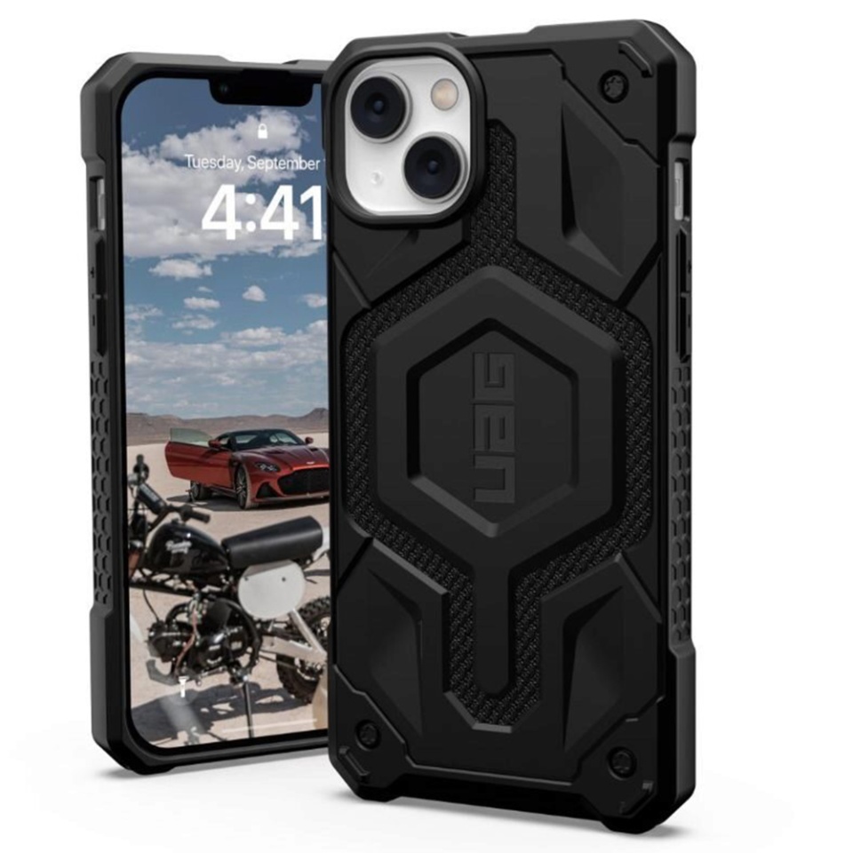 Husa pentru iPhone 14 Plus, Monarch Pro UAG - Kevlar Negru