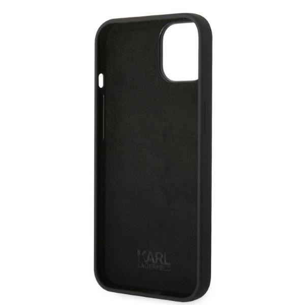Husa pentru iPhone 14 Plus, Silicone, Karl Lagerfeld, Negru - 3 | YEO