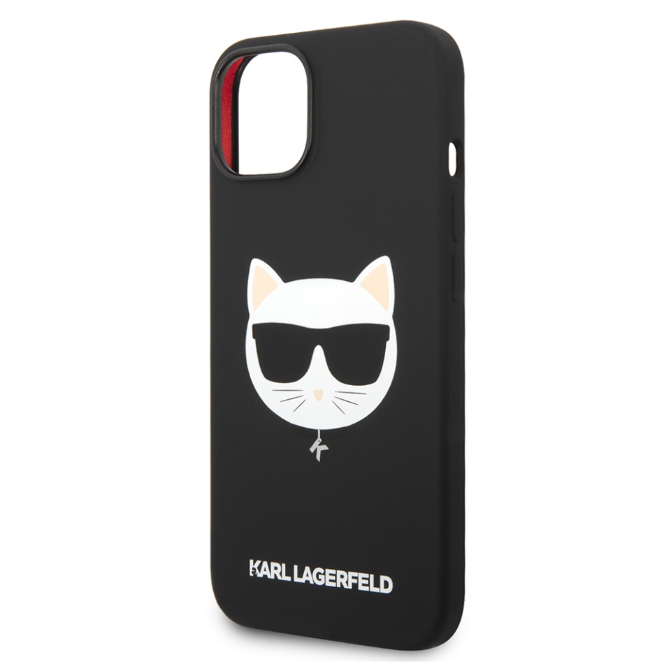 Husa pentru iPhone 14 Plus, Silicone MagSafe, Karl Lagerfeld - Negru - 3 | YEO