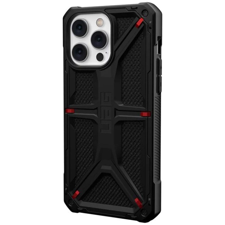 Husa pentru iPhone 14 Pro Max, Monarch, UAG - Kevlar Negru - 3 | YEO