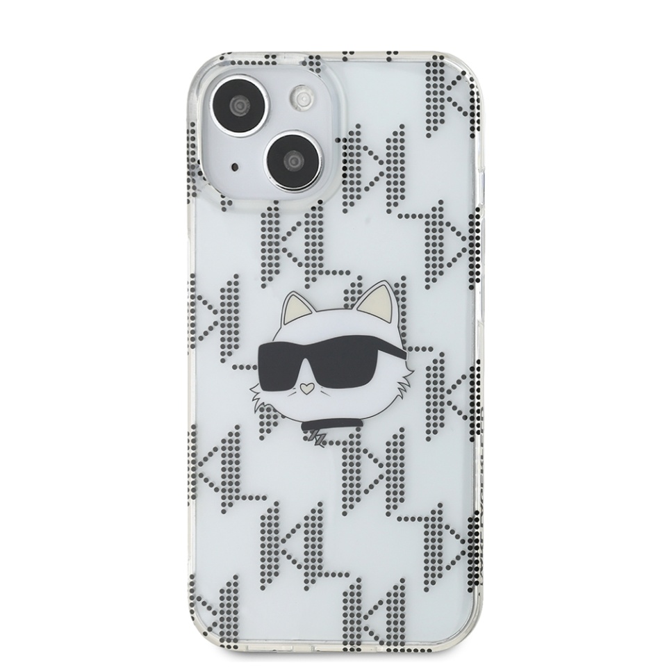 Husa pentru iPhone 15 IML Luxury, Karl Lagerfeld - Transparenta - 1 | YEO