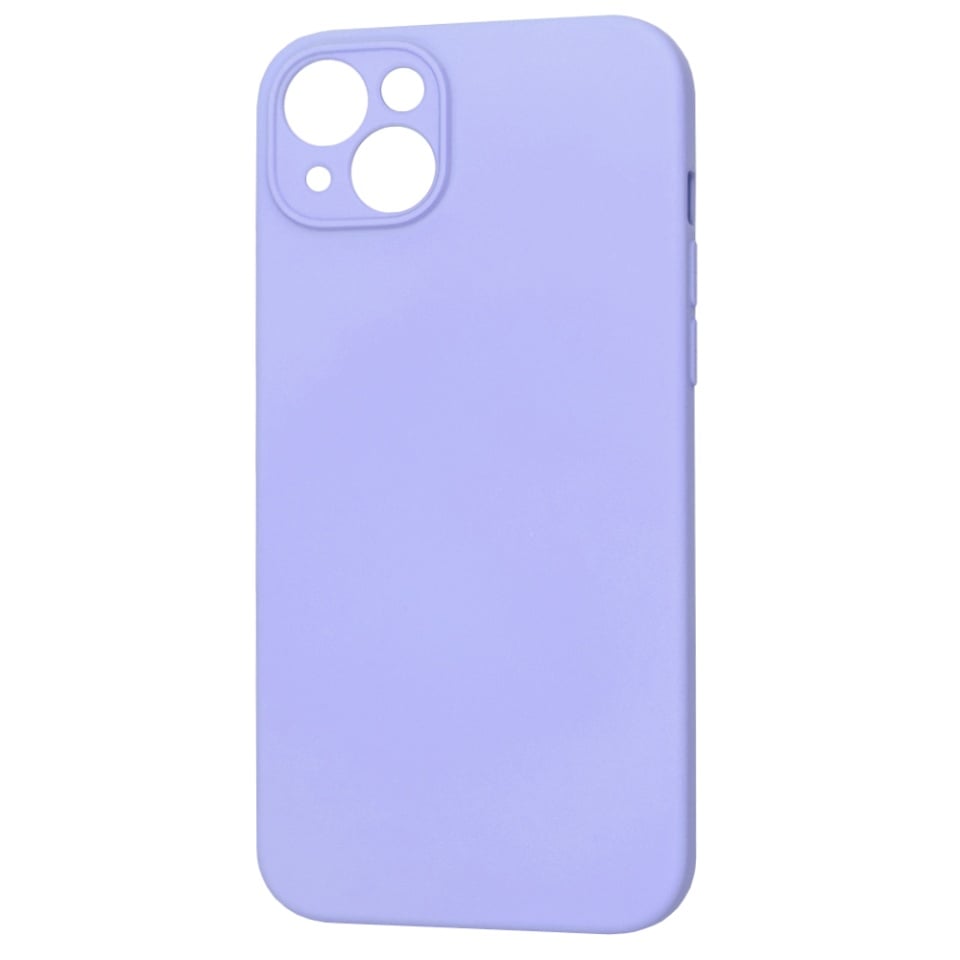 Husa pentru iPhone 15 Plus, SKYDDAR INNOVATION, din Silicon Catifelat, SoftFlex Magsafe, Violet, set cu sticker - 2 | YEO