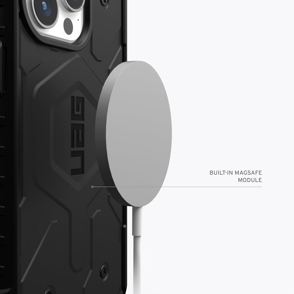 Husa pentru iPhone 15 Pro, Pathfinder MagSafe, UAG - Negru - 1 | YEO