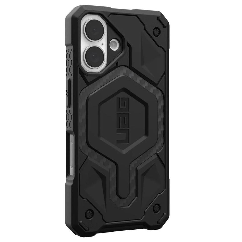 Husa pentru iPhone 16, Monarch Pro MagSafe, UAG - Carbon Fiber - 2 | YEO