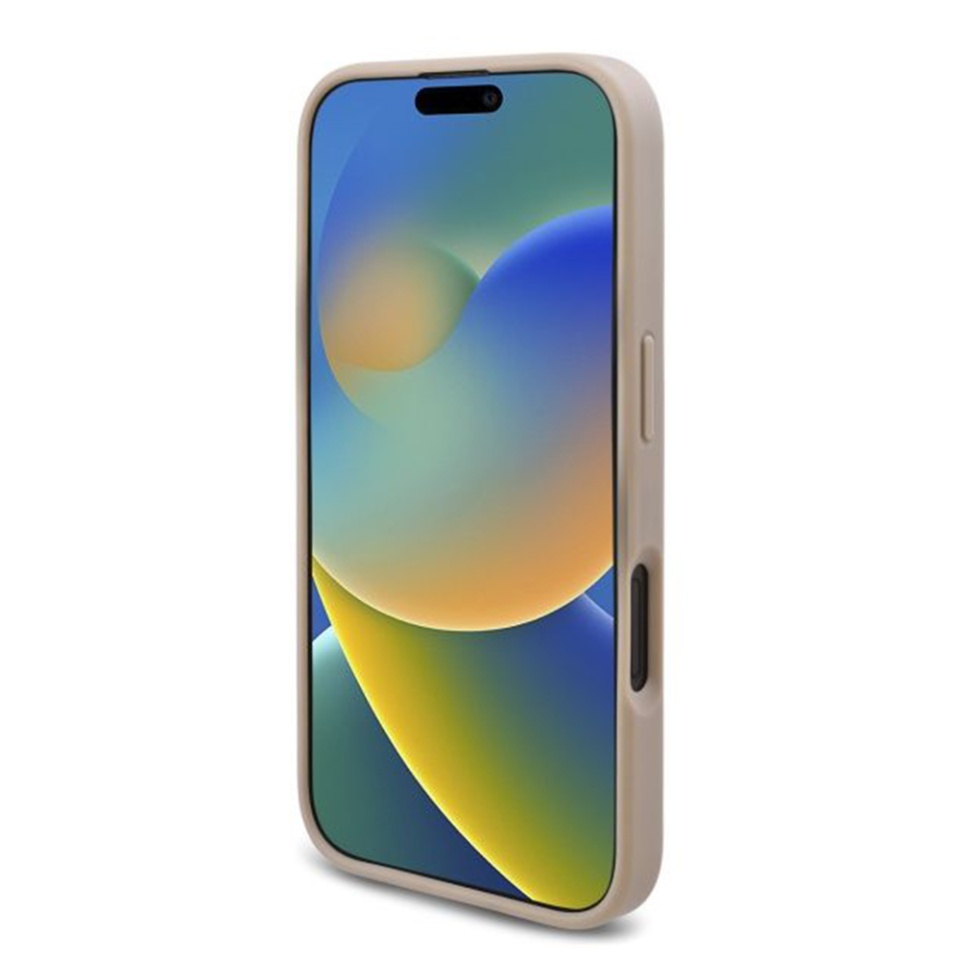 Husa pentru iPhone 16 Plus, Hardcase 4G Triangle Metal Logo, Guess, Negru - 1 | YEO